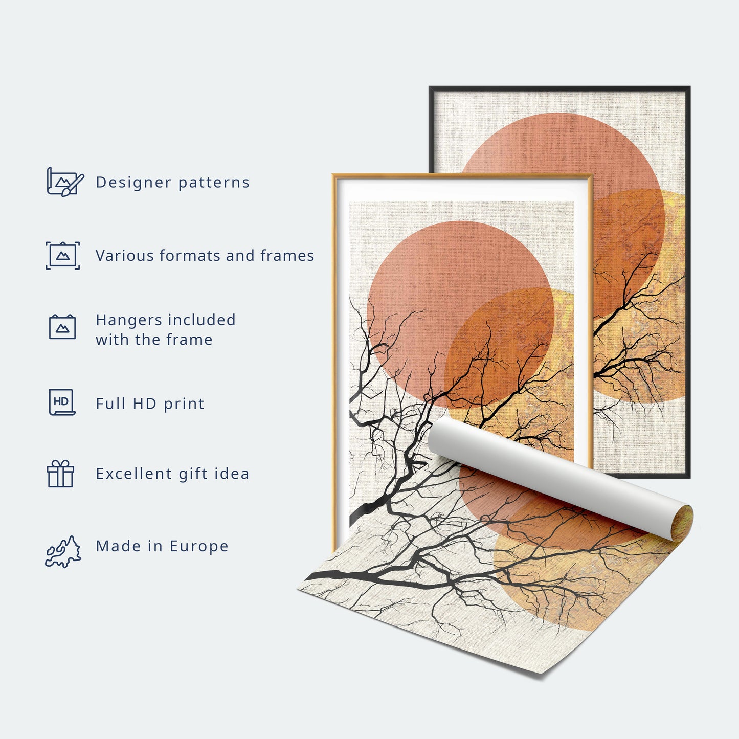 Poster - Flower in a Circle