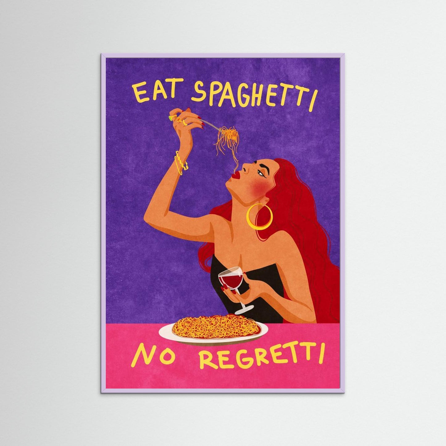 Eat spaghetti no regretti by Raissa Oltmanns