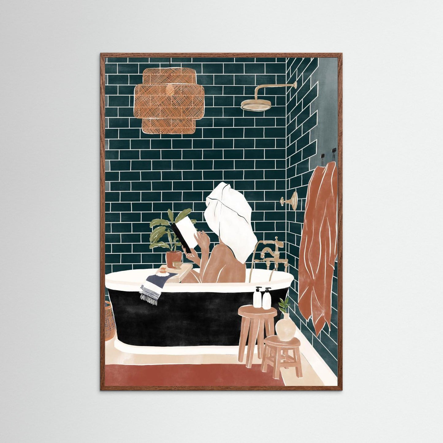 Bathroom Babe by Ivy Green Illustrations