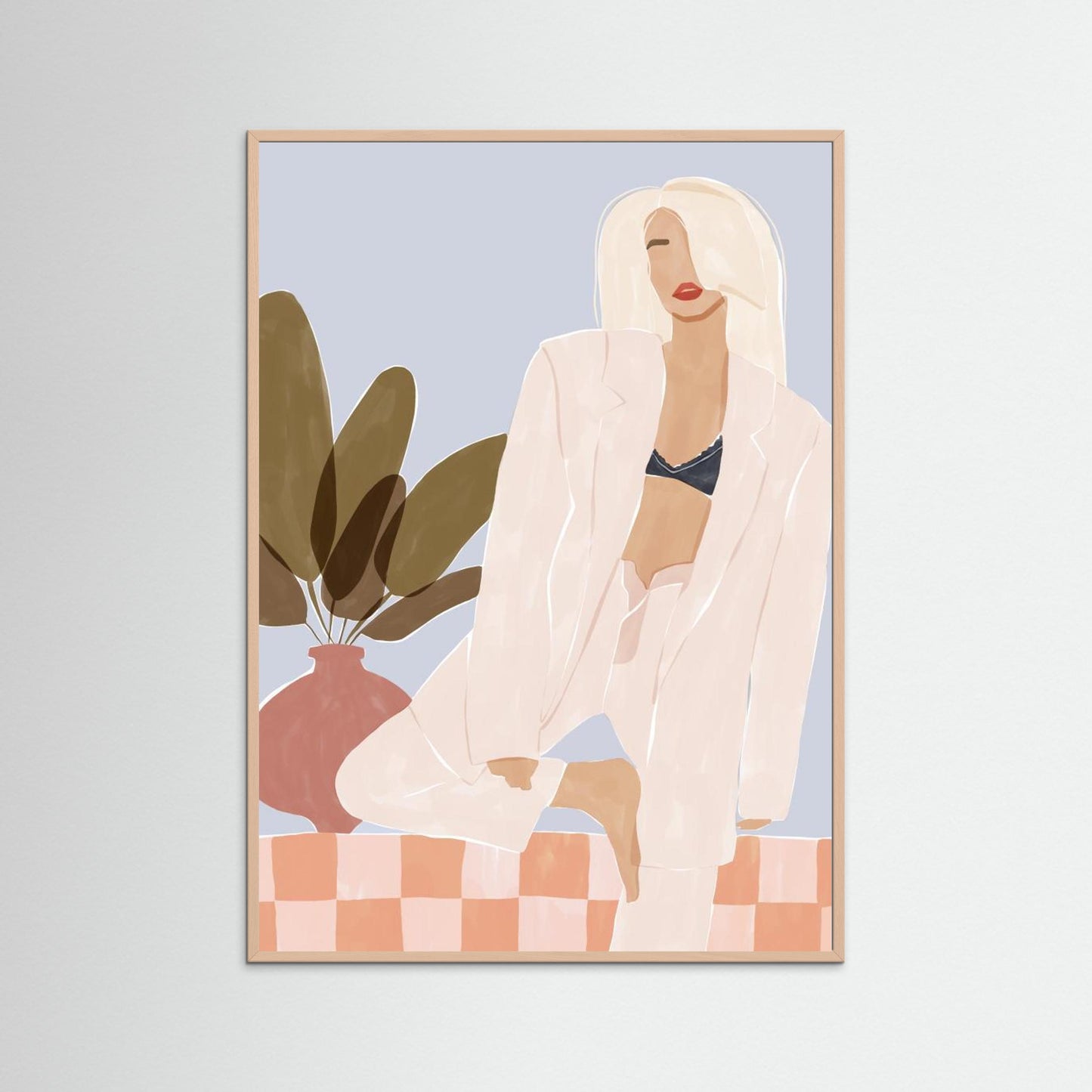 Too Lazy To Yoga by Ivy Green Illustrations