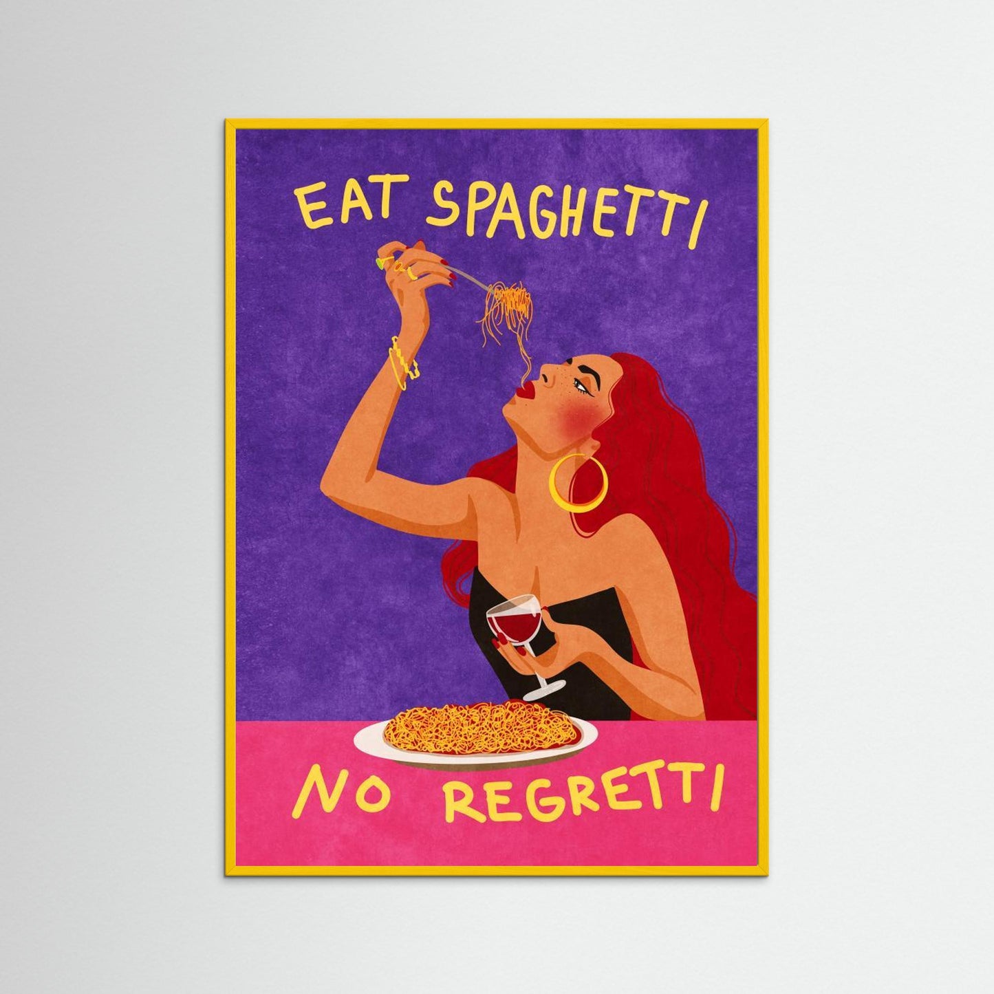 Eat spaghetti no regretti by Raissa Oltmanns
