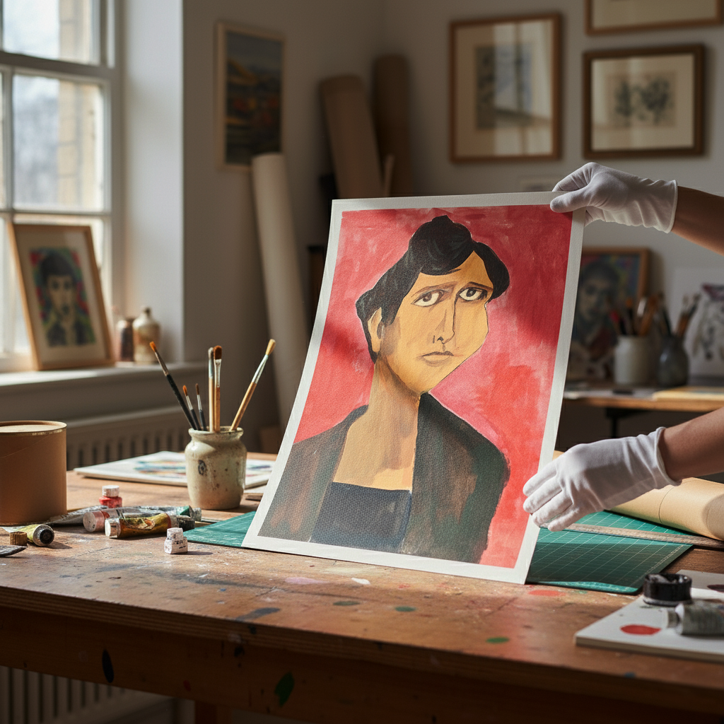 Poster print: Retrato de mujer venezolana del siglo XX