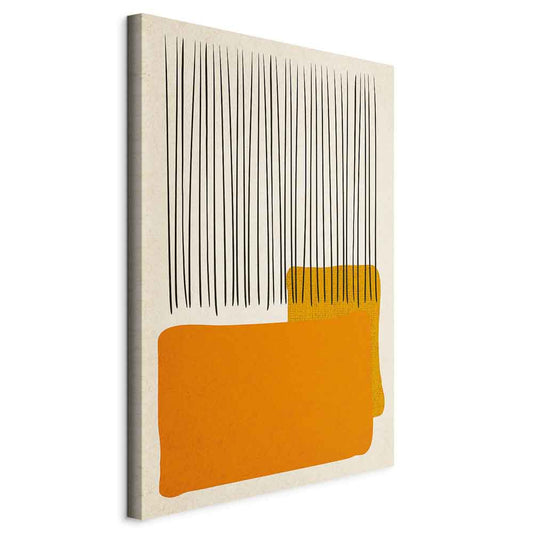 Canvas Print - Rain on the Beach (1 Part) Vertical