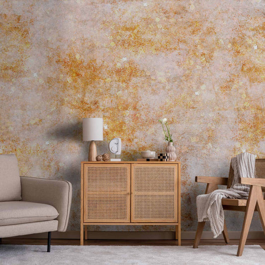 Wall Mural - Sun explosion - abstract composition with uniform background in patterns