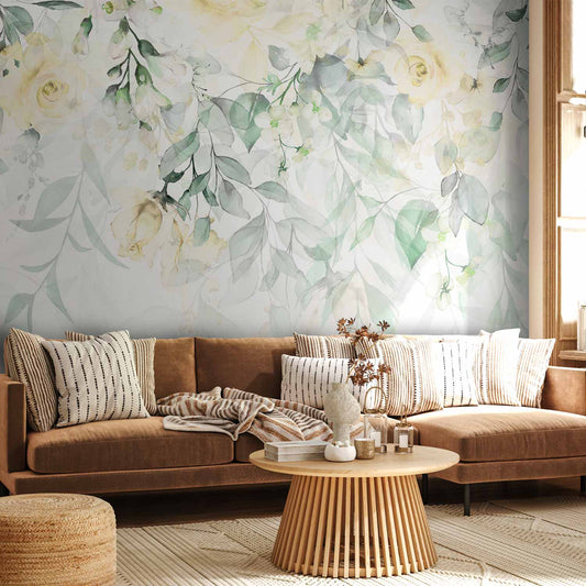 Wall Mural - Waterfall of Roses - Second Variant