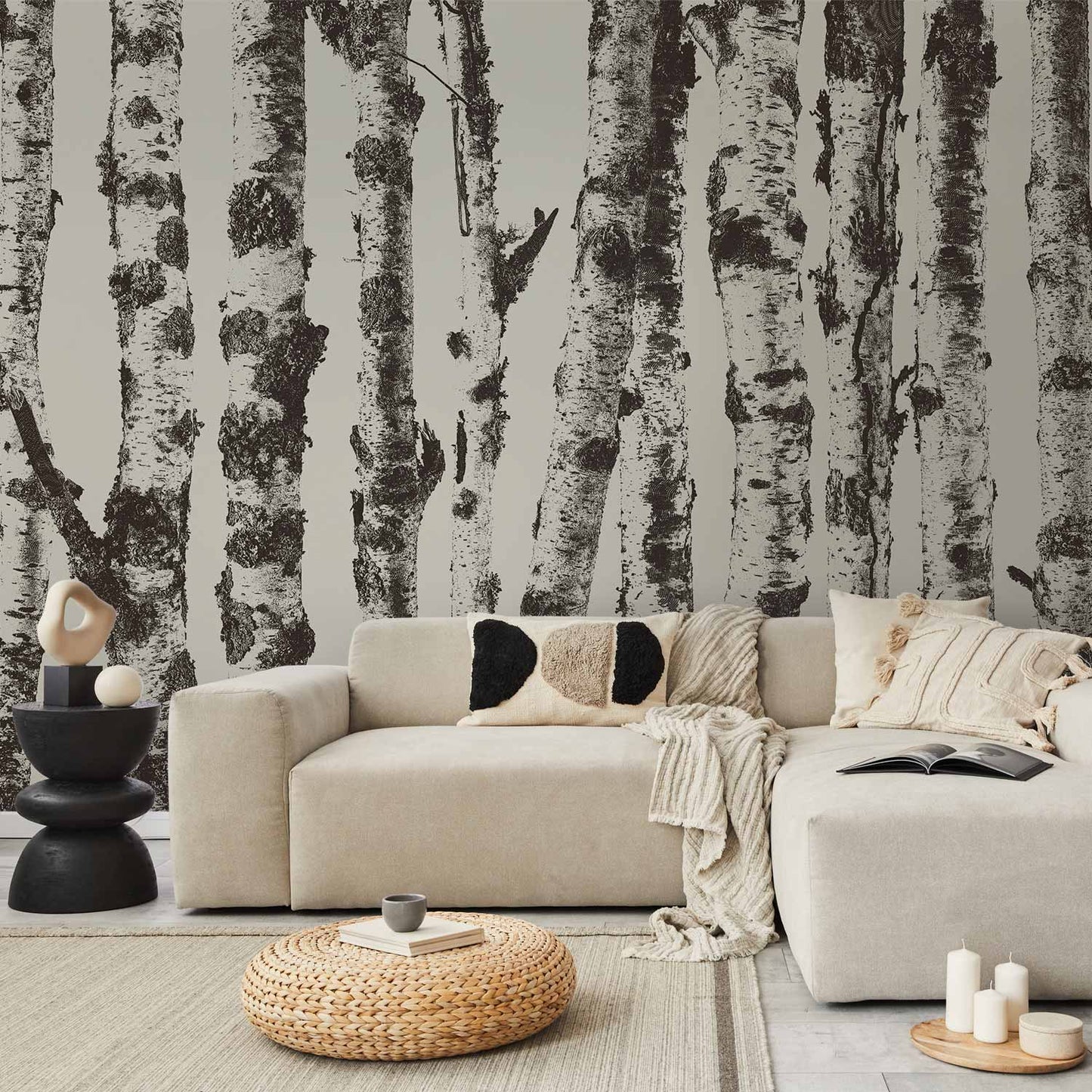 Wall Mural - Stately Birches - First Variant