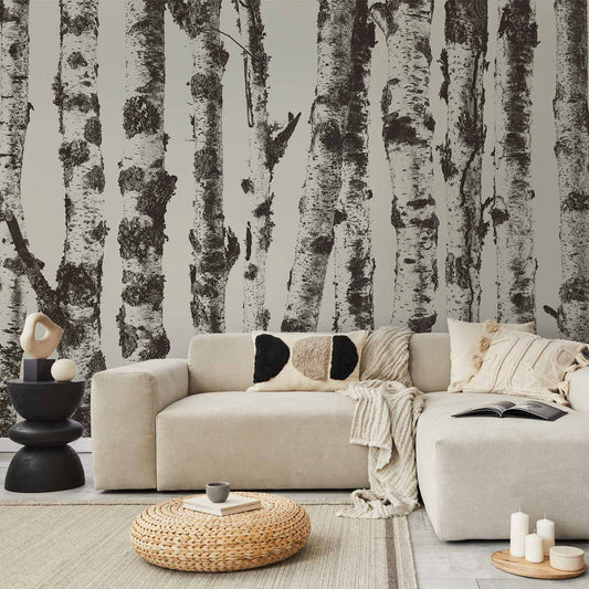 Wall Mural - Stately Birches - First Variant