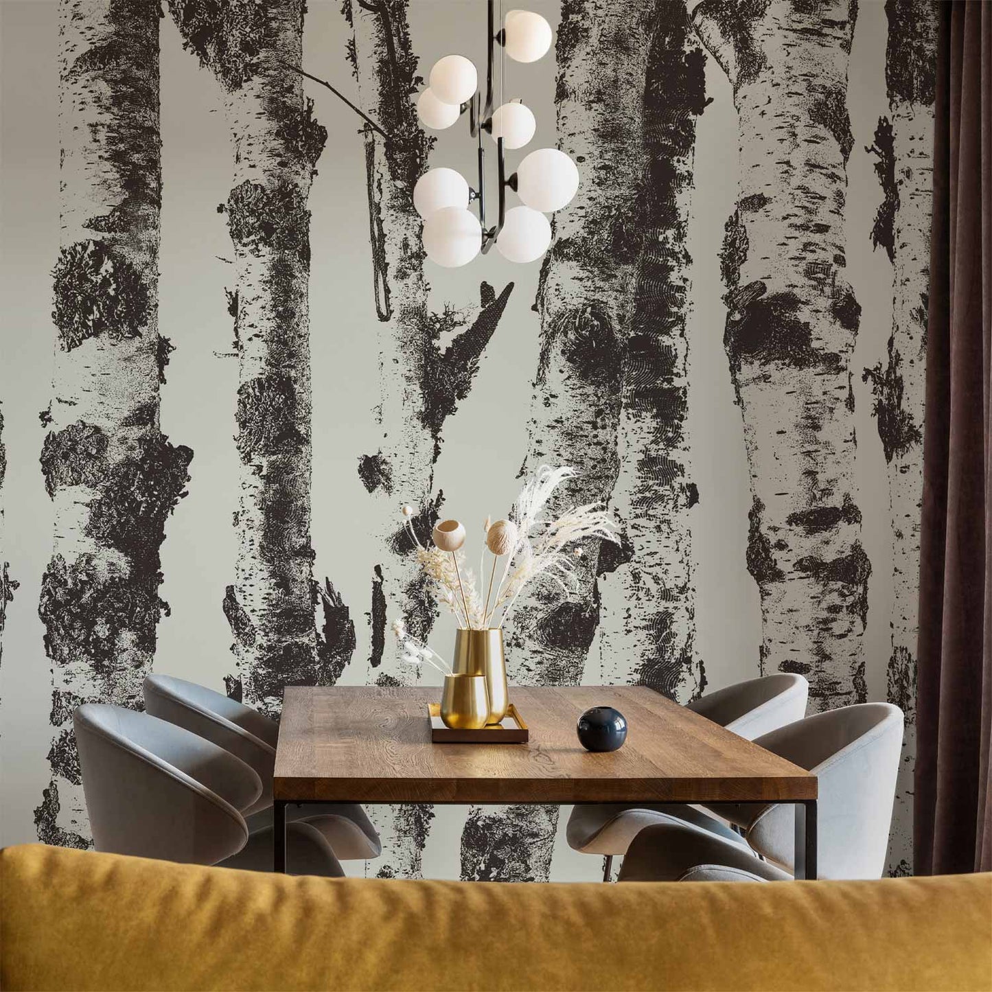 Wall Mural - Stately Birches - First Variant