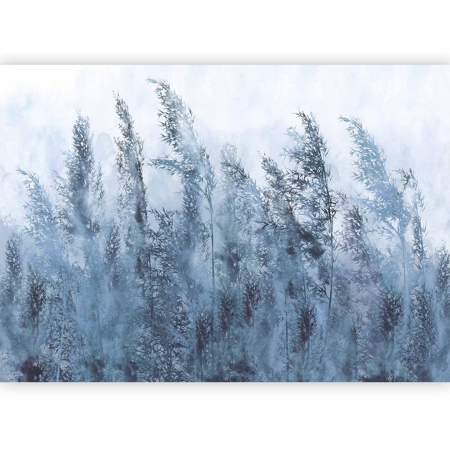 Wall Mural - Tall Grasses - Grey
