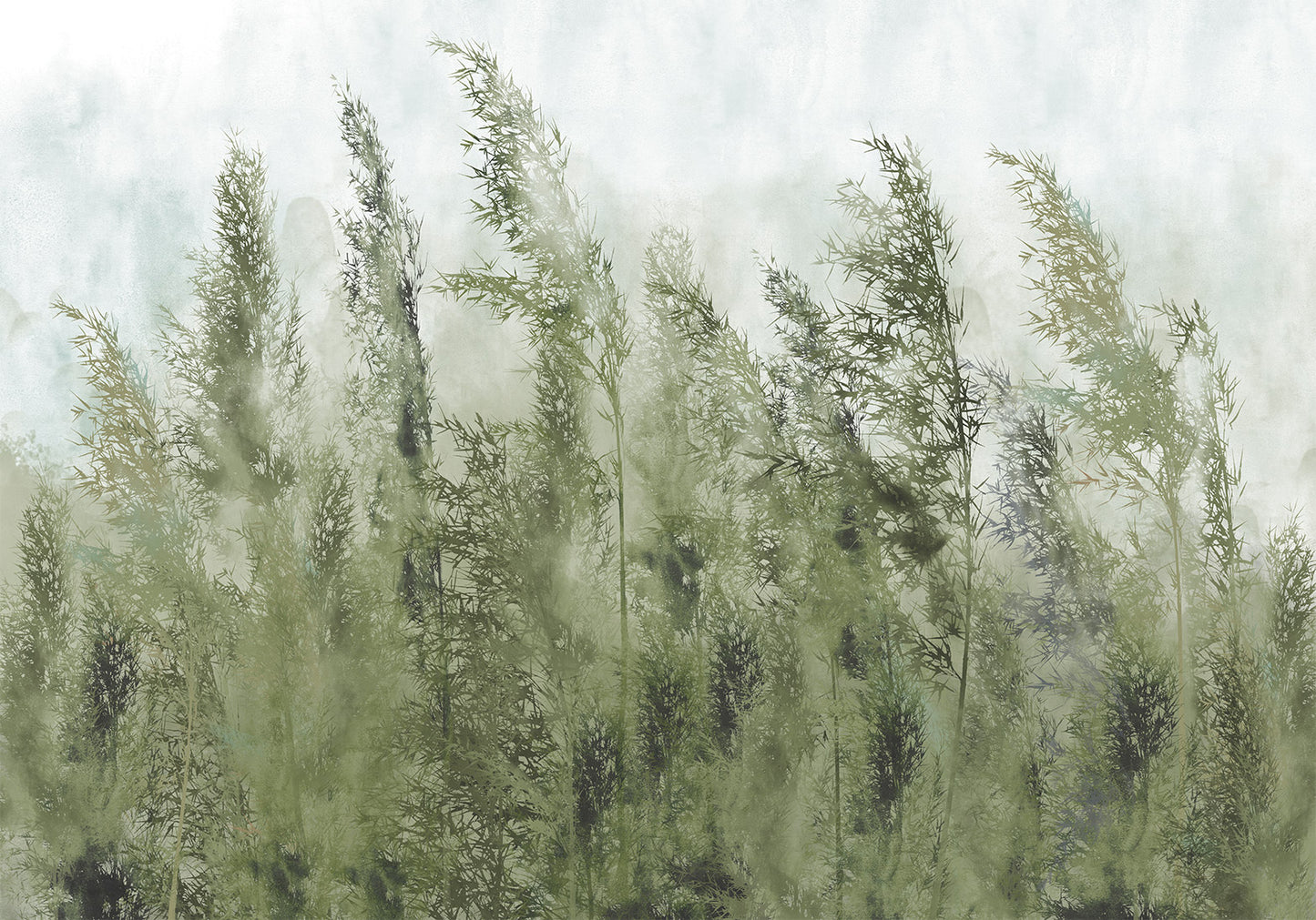 Wall Mural - Tall Grasses - Green