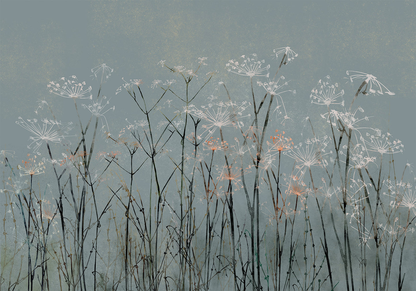 Wall Mural - Garlic Flowers
