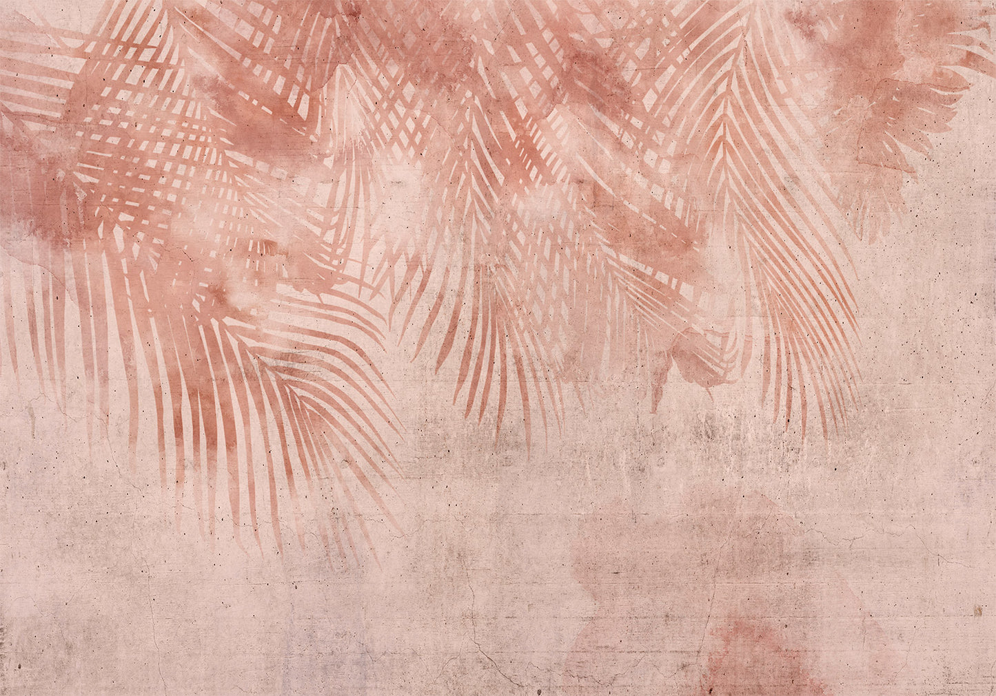 Mural de pared - Palmeras rosas