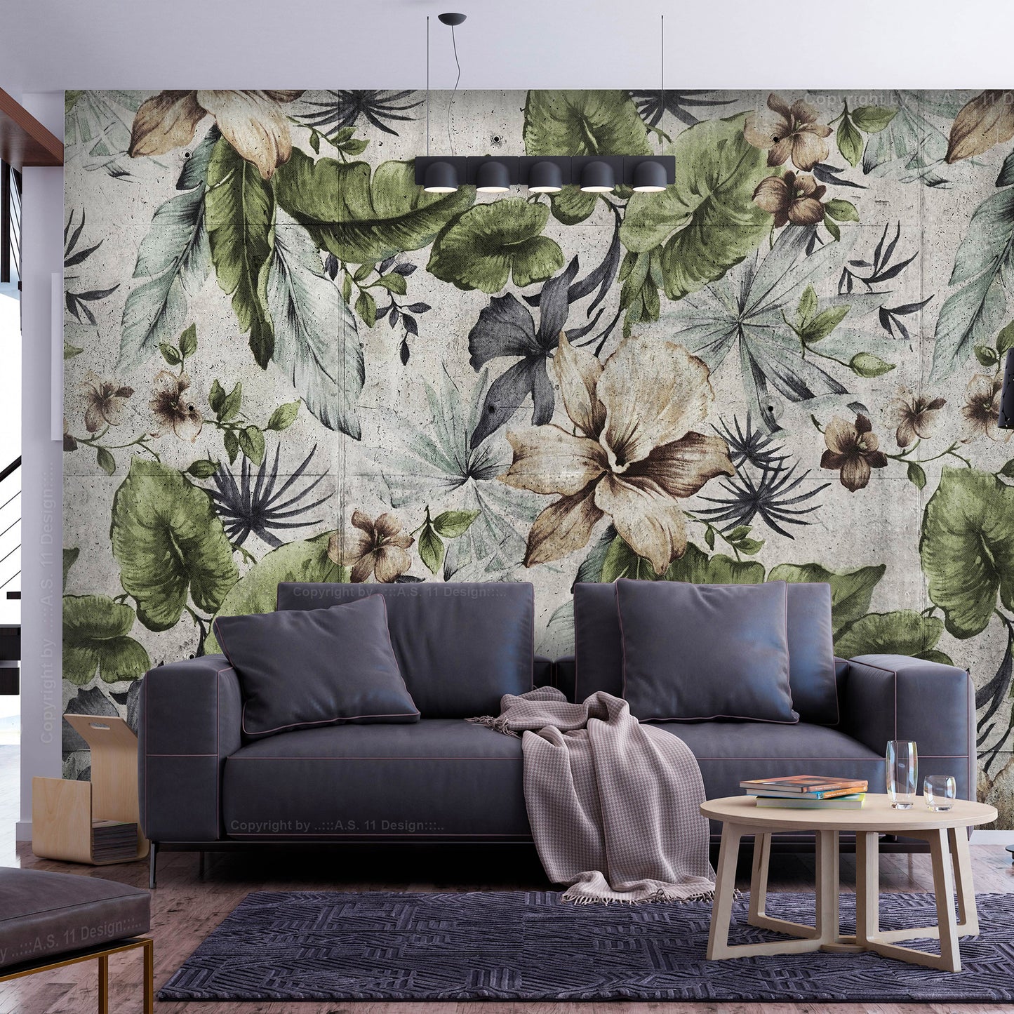 Wall Mural - Vegetation of the City - First Variant
