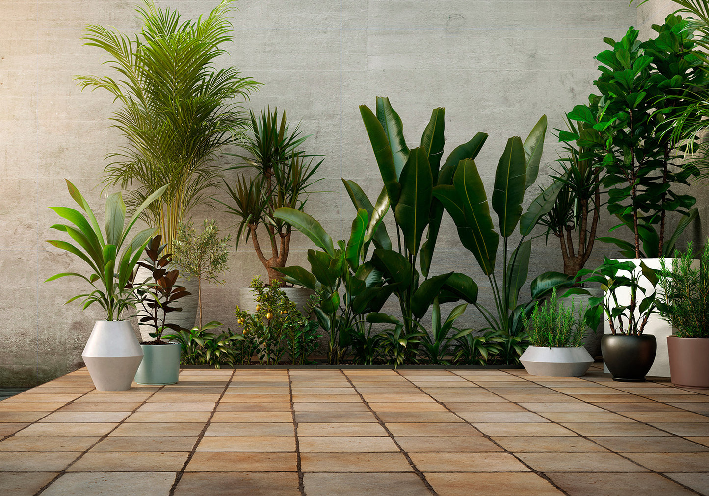Wall Mural - Home Garden
