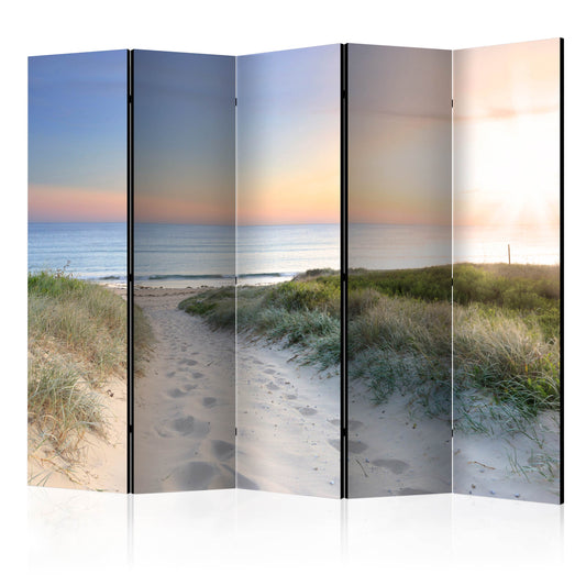 Room Divider - Morning walk on the beach II