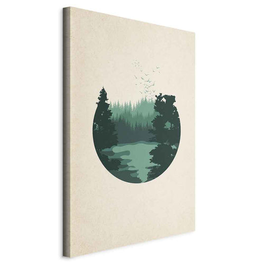 Canvas Print - View of the Hills (1 Part) Vertical