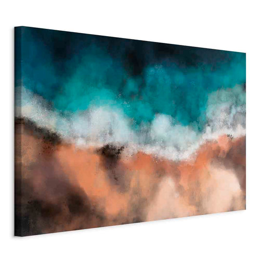Canvas Print - Waves in the Sand (1 Part) Wide