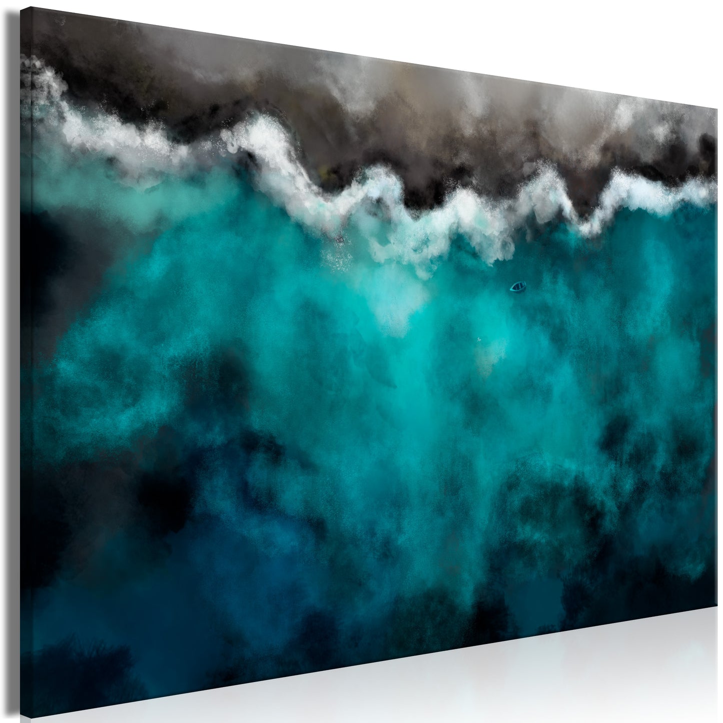Canvas Print - Blue Lagoon (1 Part) Wide