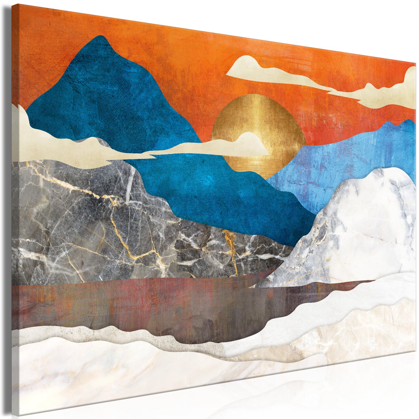 Canvas Print - Mountain Idyll (1 Part) Wide
