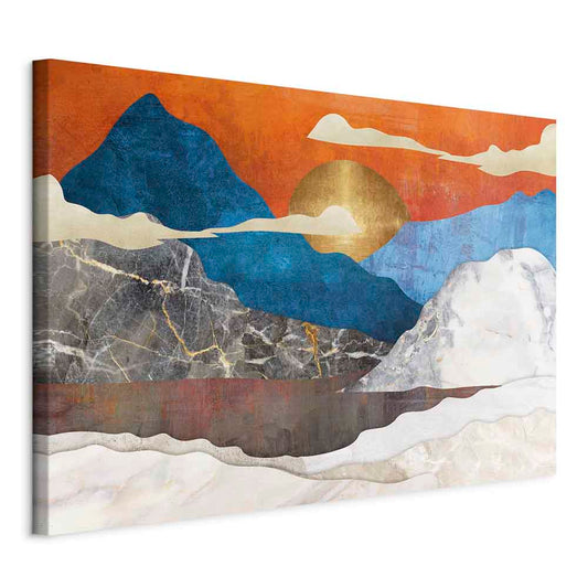 Canvas Print - Mountain Idyll (1 Part) Wide