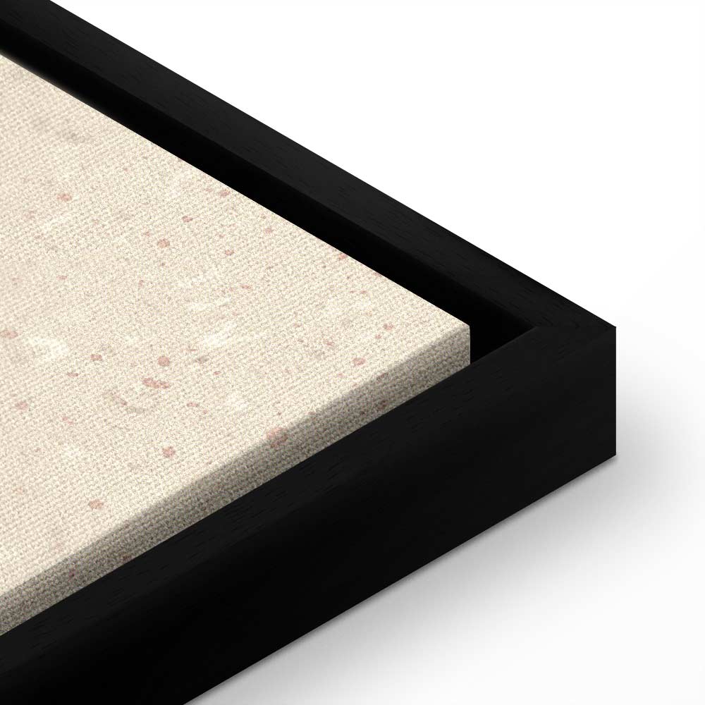 Impresión en lienzo - Salt Square - Casas adosadas coloridas ilustradas sobre un fondo de cielo nublado