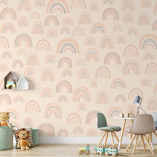 Wall Mural - Pastel Rainbows