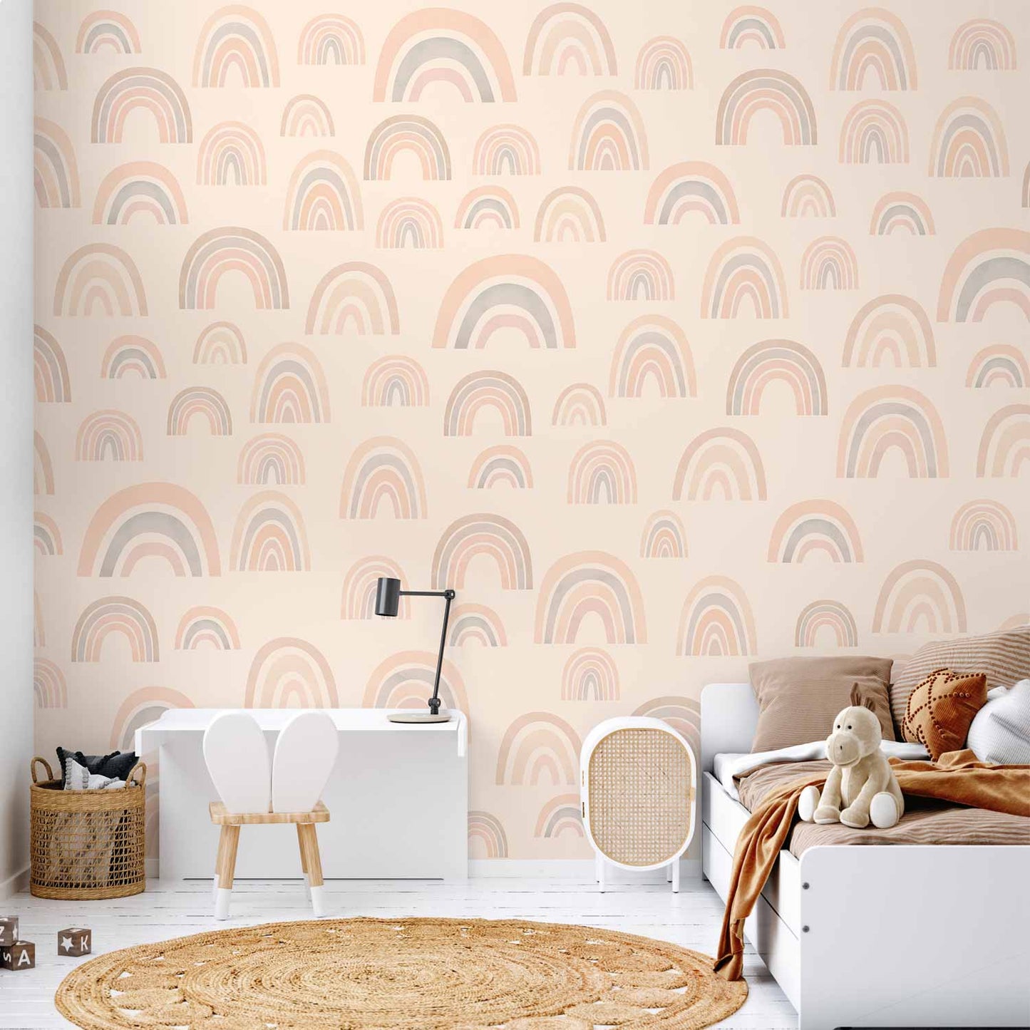 Wall Mural - Pastel Rainbows