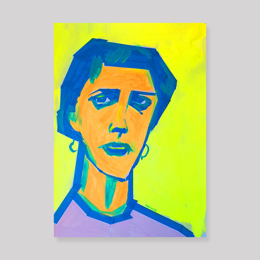 Poster print: Retrato de mujer